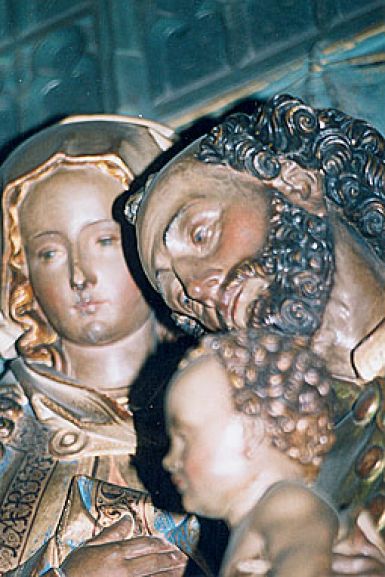 Josef mit Maria alt=